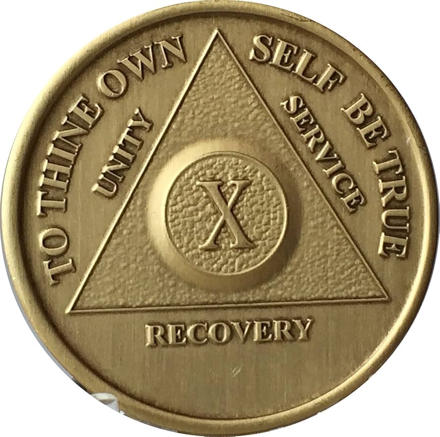 11 Year Bronze AA Anniversary Medallion | The Recovery Gift Source