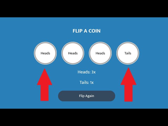 Just Flip A Coin! Instant 50/50 Coin Toss. Heads or Tails?