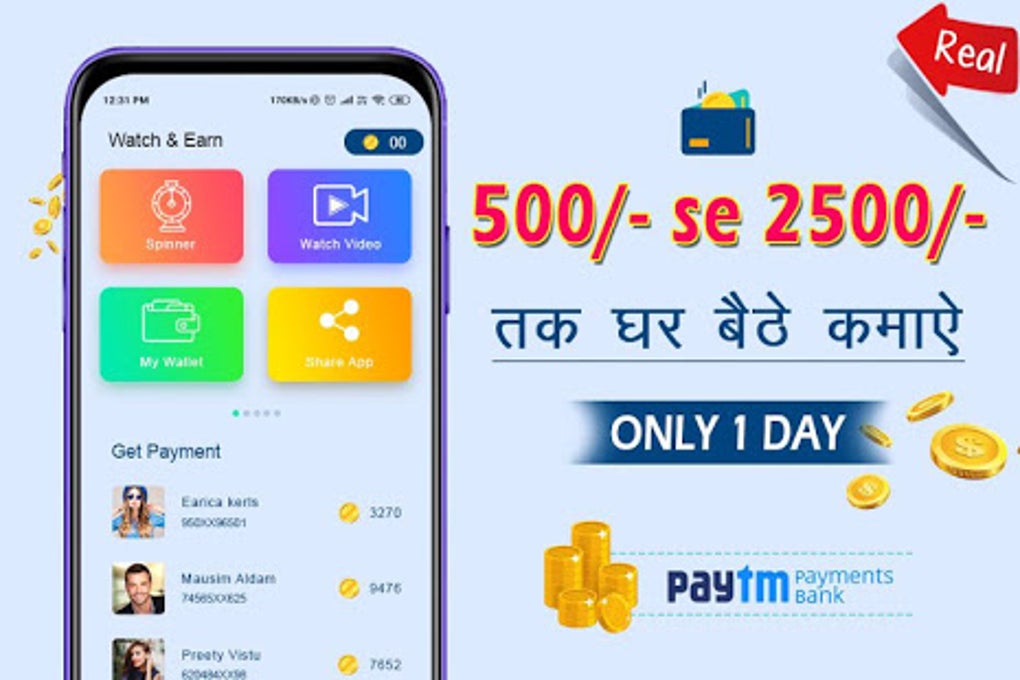 Watch videos and earn Paytm cash unlimited in March 