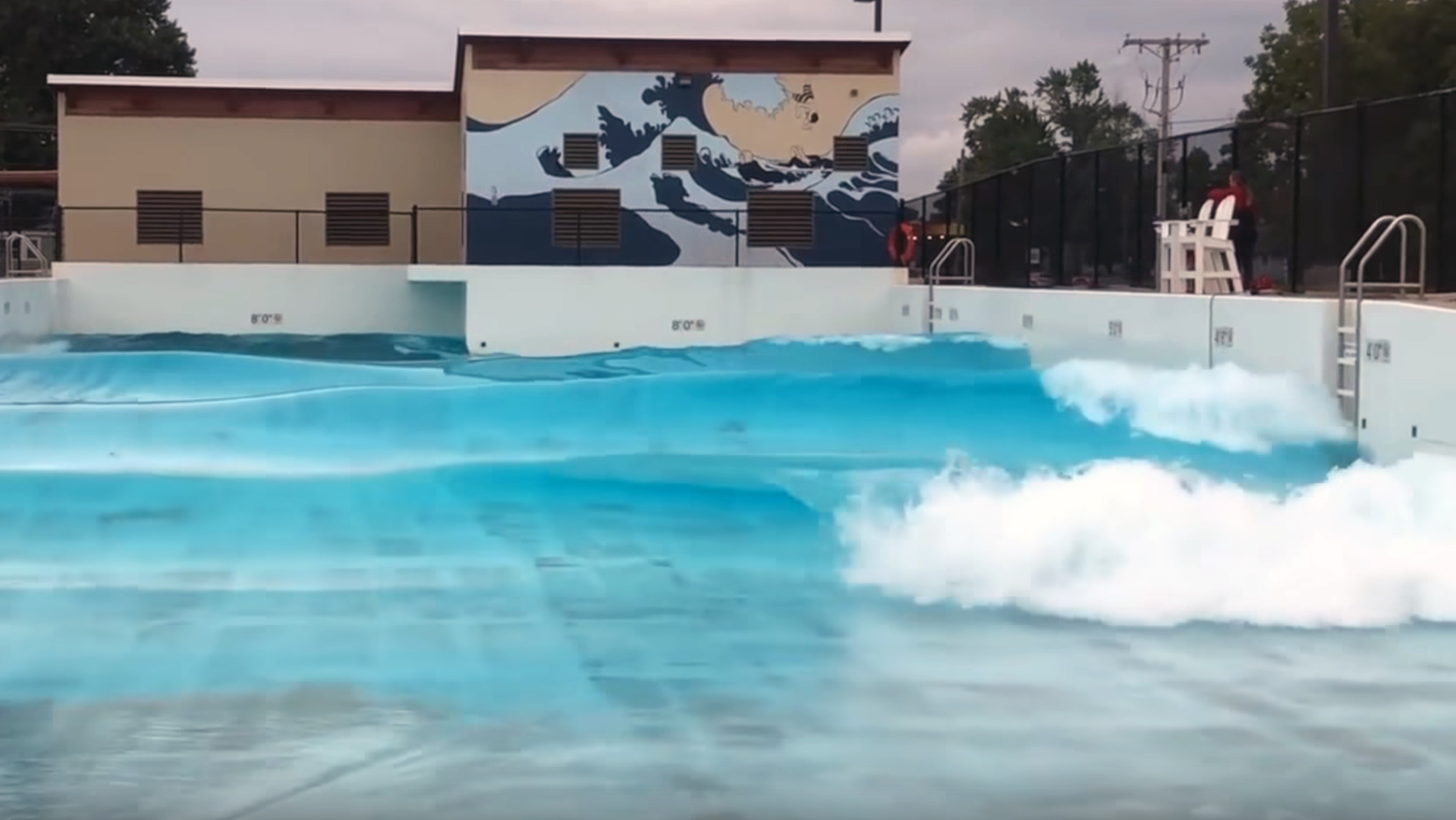 Giant Wave Pool at Wet'n'Wild Gold Coast