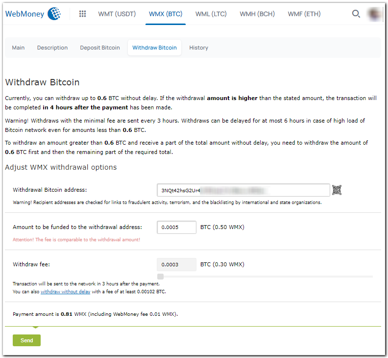 Exchange WebMoney WMZ to Bitcoin (BTC)  where is the best exchange rate?