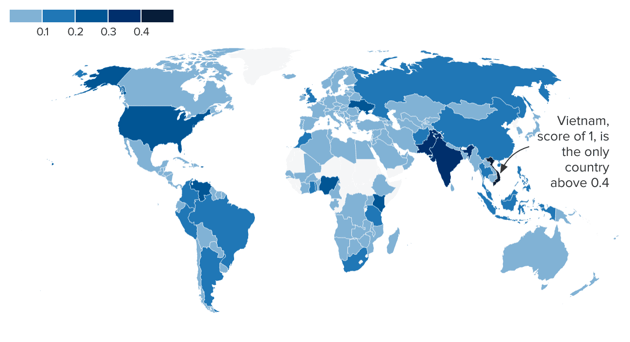 Cryptocurrency Use Depends Heavily on Geography