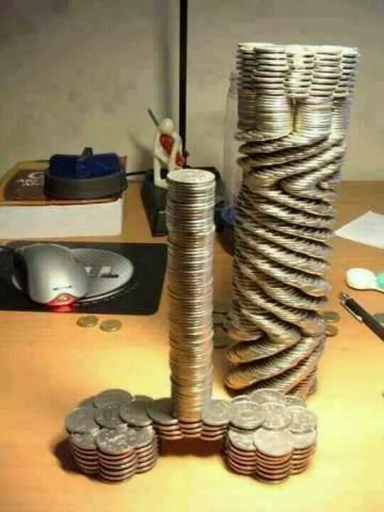 A Riser Coin Stack