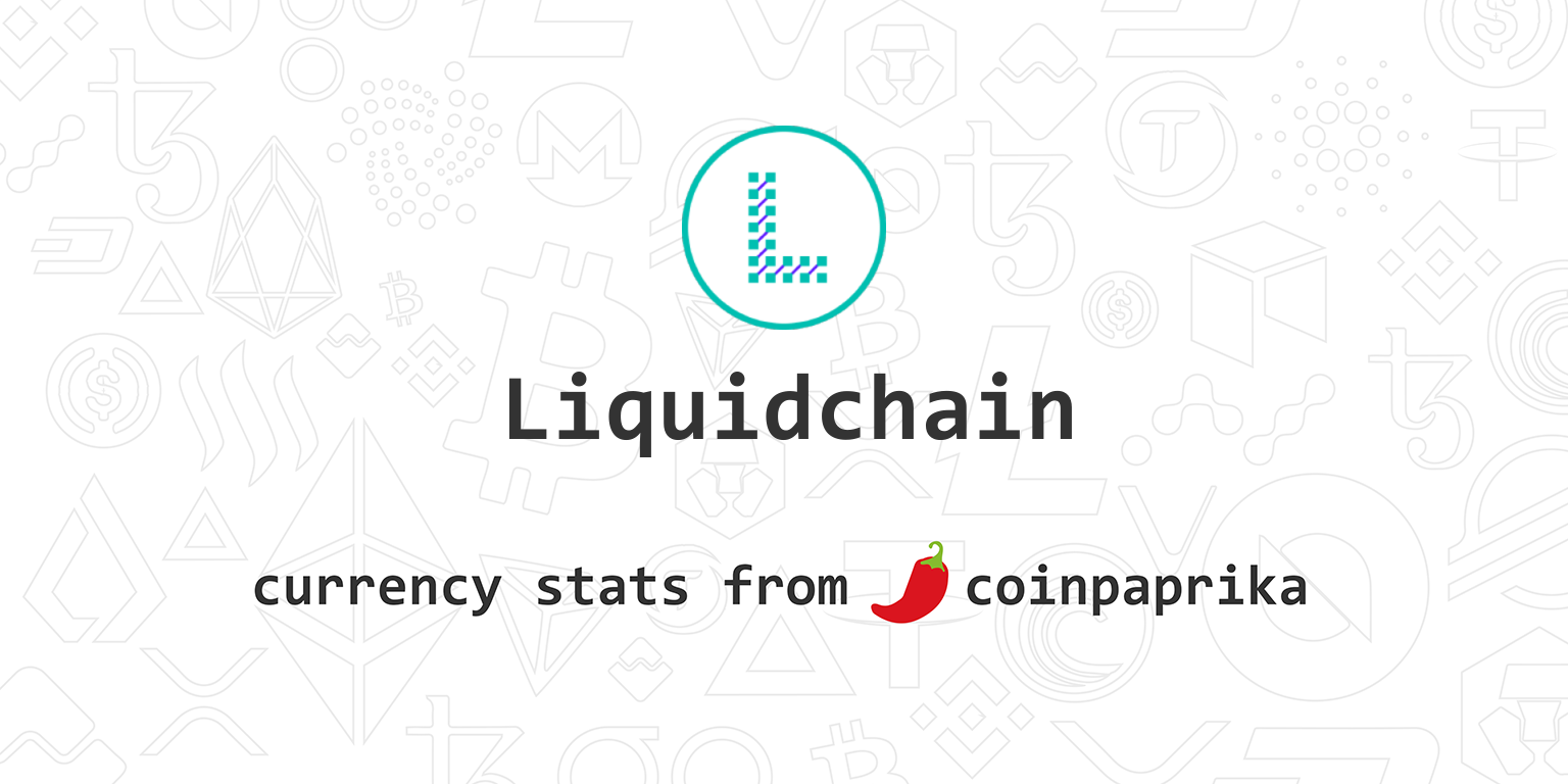 LIQUIDCHAIN Price History Chart - All XLC Historical Data