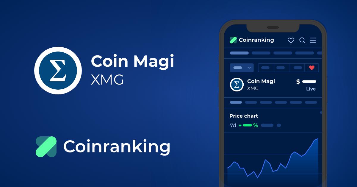 XMG ($) - Magi Price Chart, Value, News, Market Cap | CoinFi