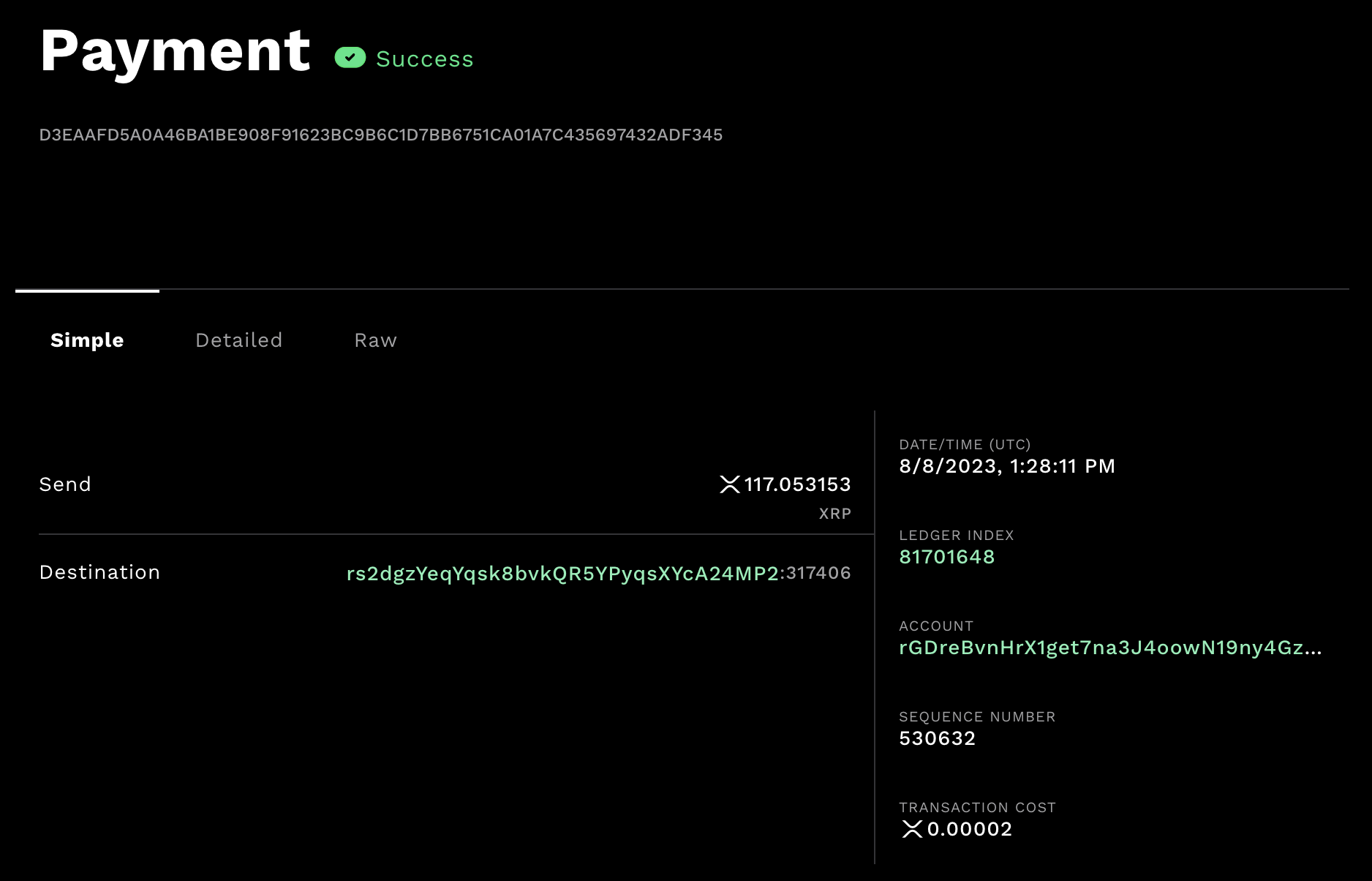 Ripple Explorer — Blockchair